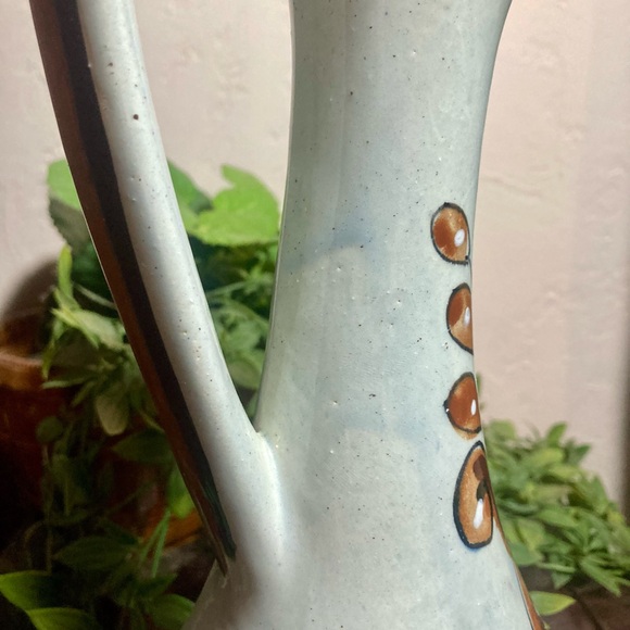 Water Pitcher Tonal Mexico Birds/Butterfly Vintage EUC - Picture 13 of 13